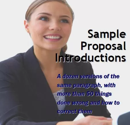 Sample proposal introductions