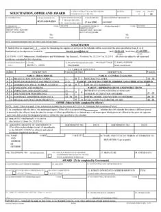 What's in a typical Federal Government RFP?