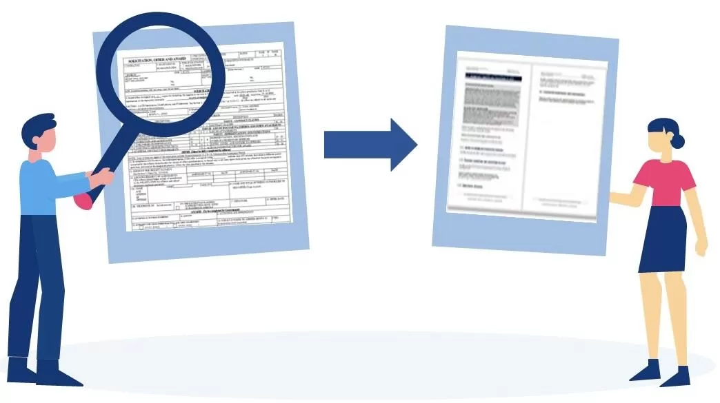 Parsing an RFP into a proposal outline