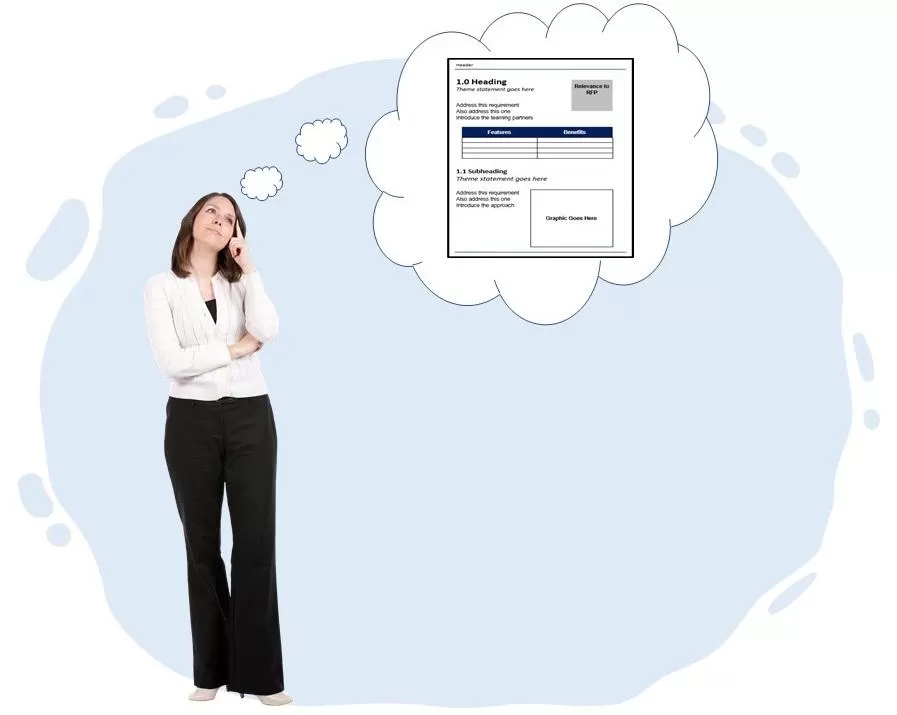 Visualizing a content plan